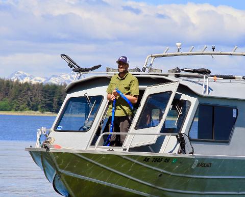 St James Bay Bob Hinman Cabin Water Taxi Alaska Boat Kayak