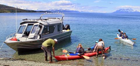 St James Bay Bob Hinman Cabin Water Taxi Alaska Boat Kayak