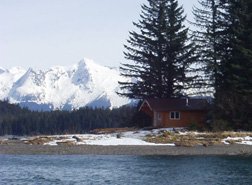 St James Bay Bob Hinman Cabin Water Taxi Alaska Boat Kayak