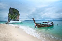 Speed Boat Ticket | Krabi Highlights (4 Island + Railay Beach )