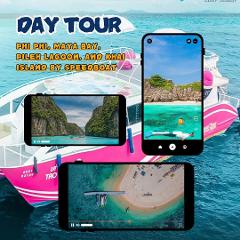 Day Tour | Phi Phi, Maya Bay, Pileh Lagoon, and Khai Island by Speedboat