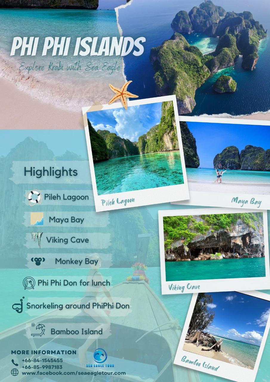 Day Tour | Phi Phi Islands Buffet lunch by Speedboat