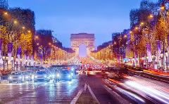 Paris Christmas Lights: Louvre, Champs-Élysées & Arc de Triomphe