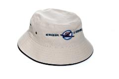 SHOP:  BUCKET HAT - NZ Warbirds At Ardmore  -  Natural - S/M