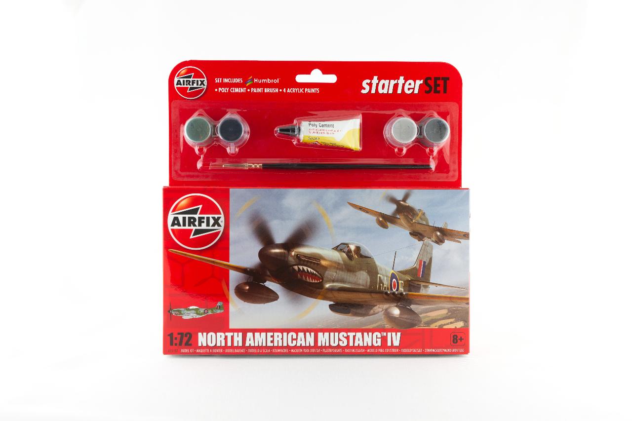 SHOP: GIFTS - Airfix Starter/Gift Set - North American P-51 Mustang IV
