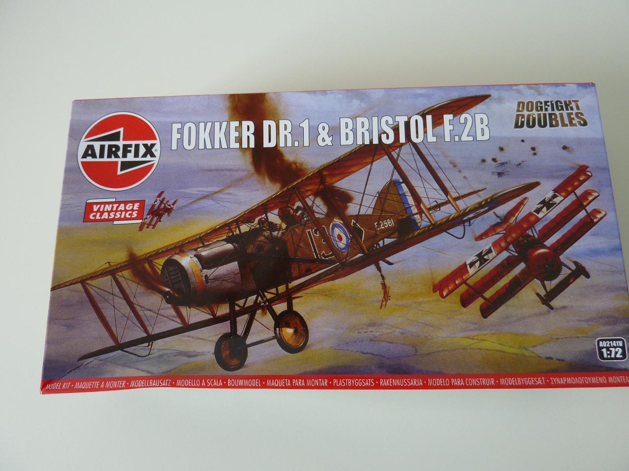 SHOP: GIFTS - Airfix Model - Fokker Dr.1 & Bristol F.2B Dogfight Doubles - 2 models for the price of 1