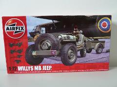SHOP: GIFTS - Airfix Model - Willys MB Jeep + Trailer + Howitzer