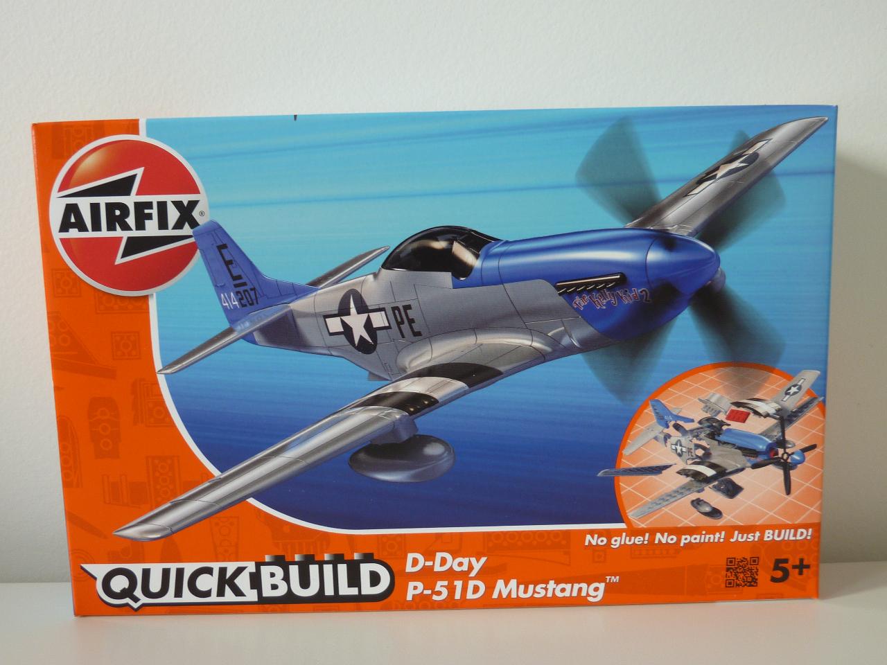 SHOP: GIFTS - Airfix QuickBuild Model   D-Day P-51D Mustang