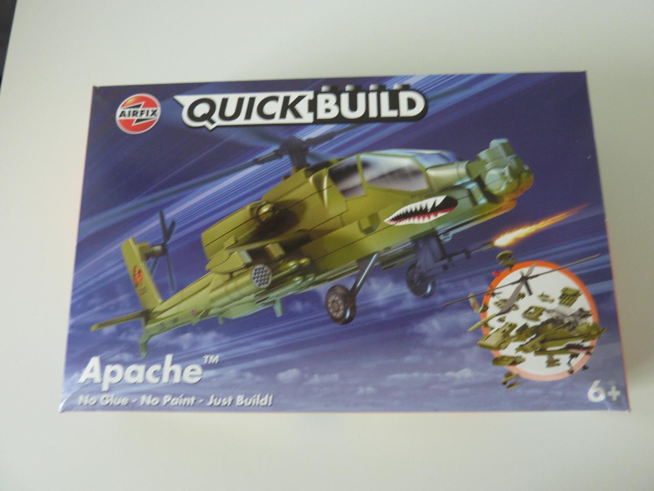 SHOP: GIFTS - Airfix QuickBuild Model  Apache Helicopter