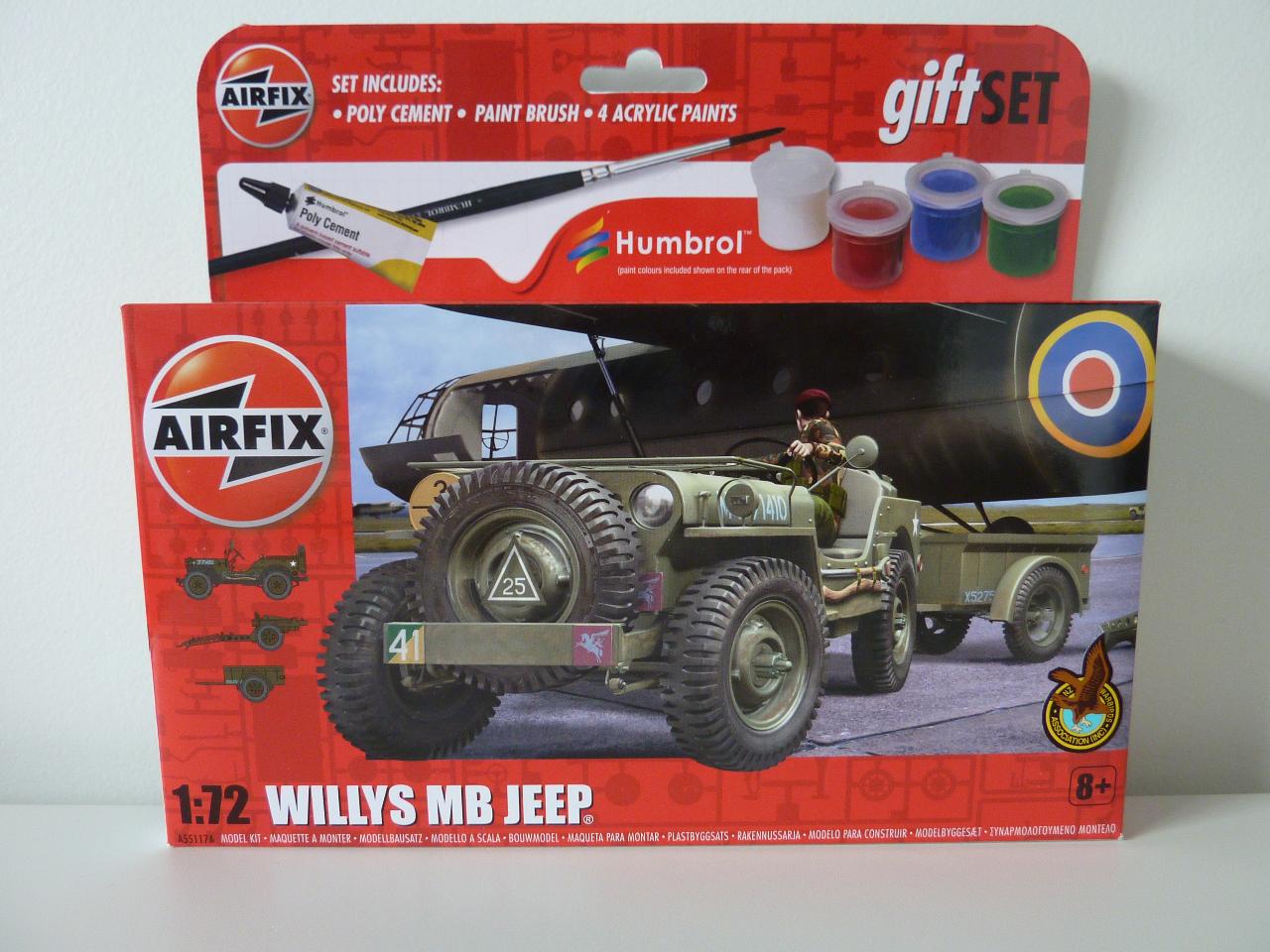 SHOP: GIFTS - Airfix Starter/Gift Set - Willys MB Jeep