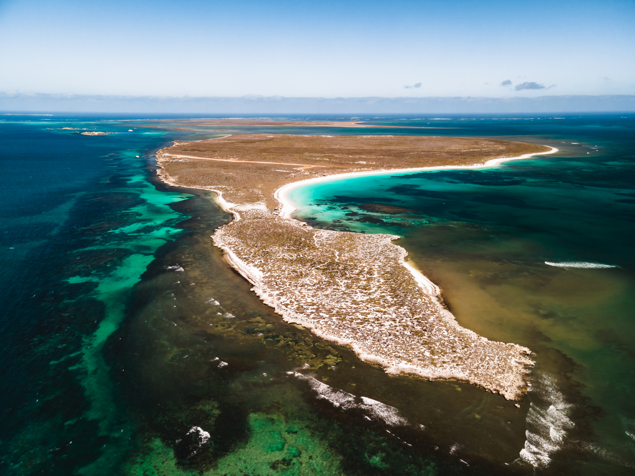 Pink Lakes and Abrolhos Scenic Flyover Tour