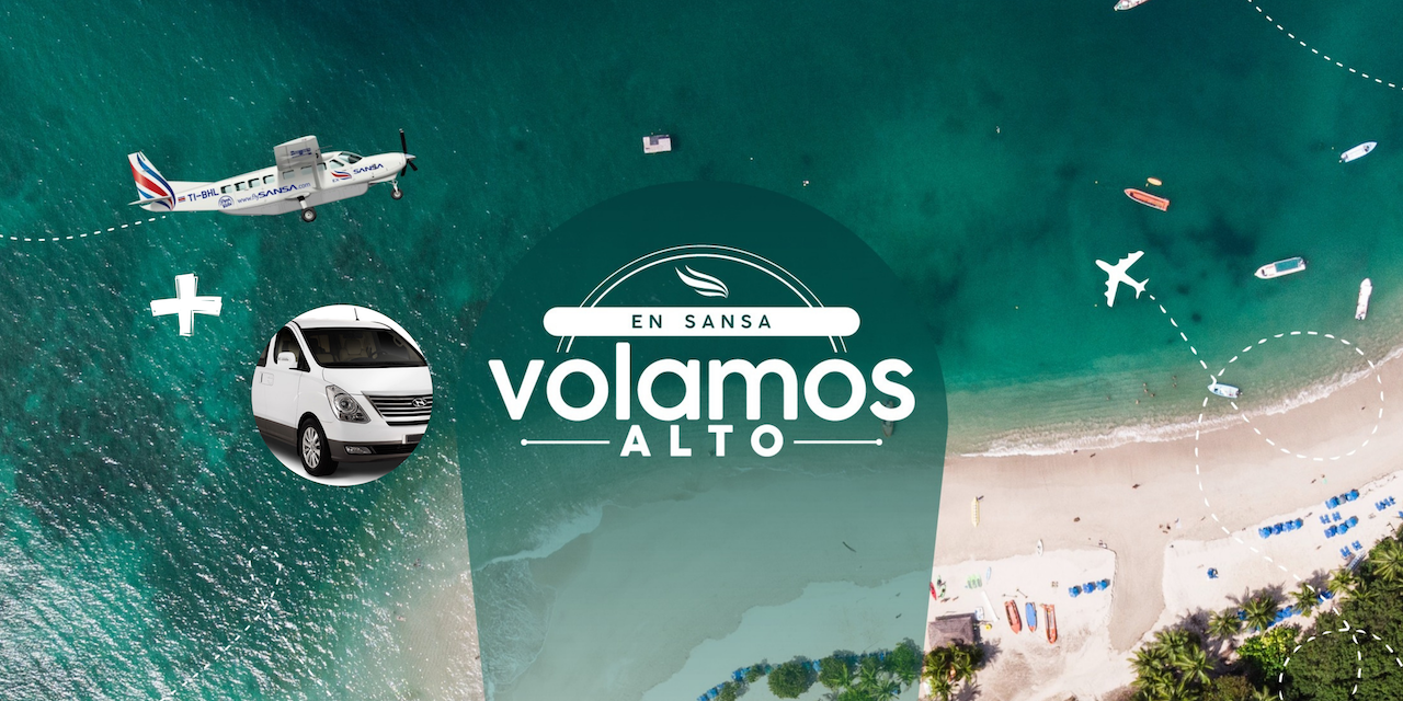 (PVS) Regional Flight + transfer San José Puerto Viejo Puerto