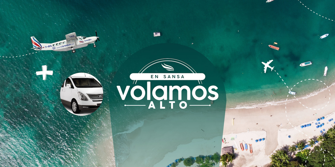 (PVS) Regional Flight + transfer: San José - Puerto Viejo