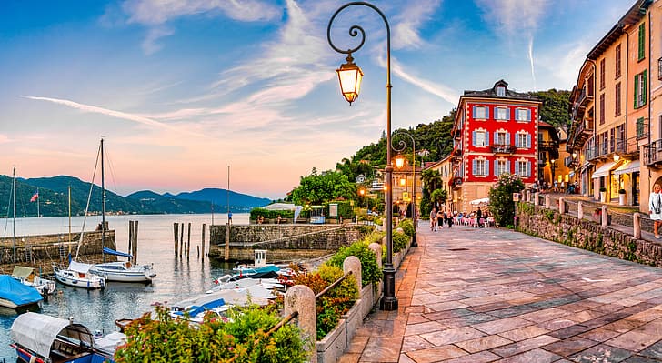 Camping Continental: Gita in barca al mercato di Cannobio