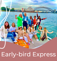 Early-Bird Express - 2hr private sunrise catamaran charter on Sydney Harbour