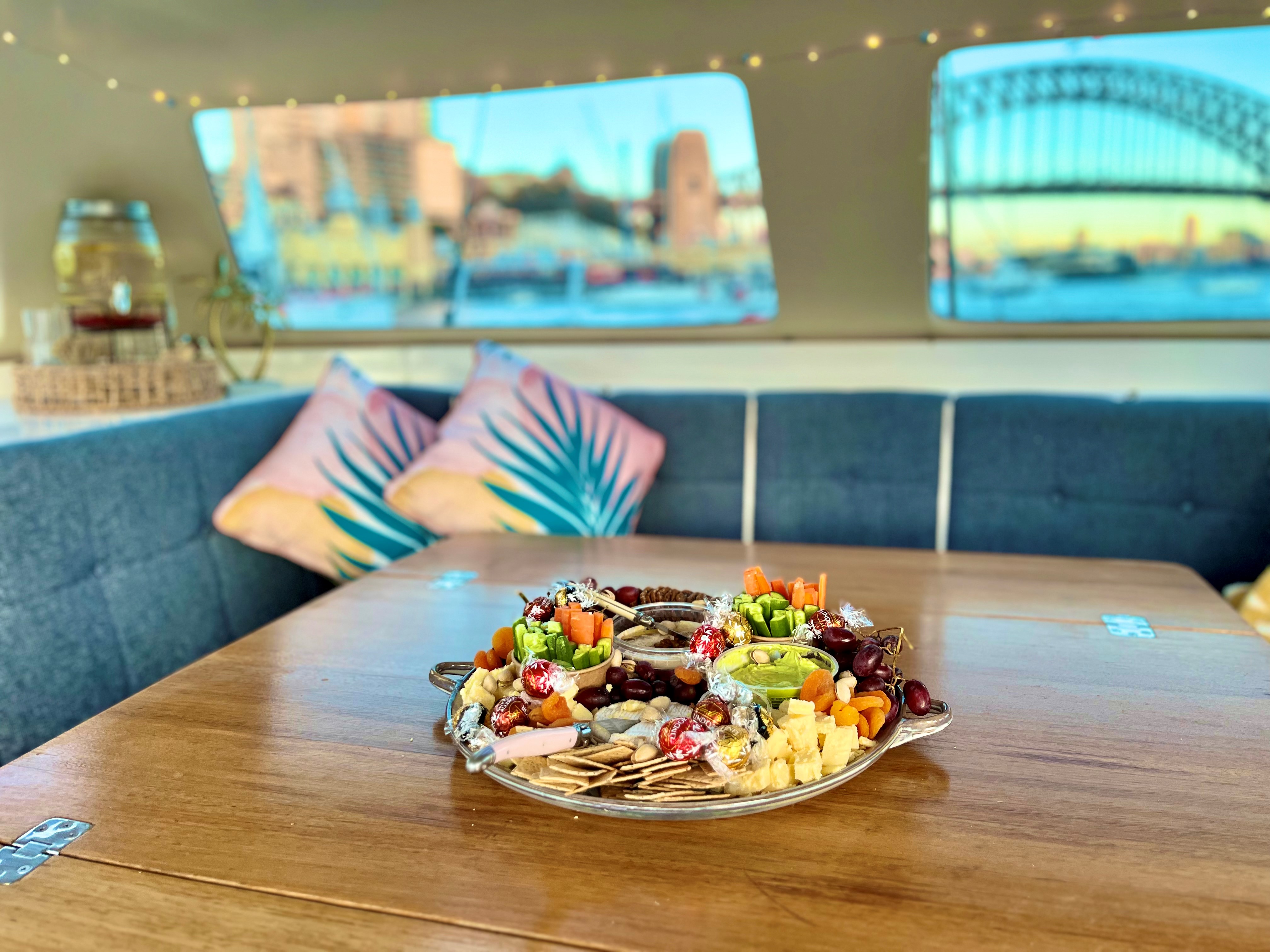 Mid-Week 2hr Vivid Sydney Harbour Cruise with complimentary cheese and chocolate platter