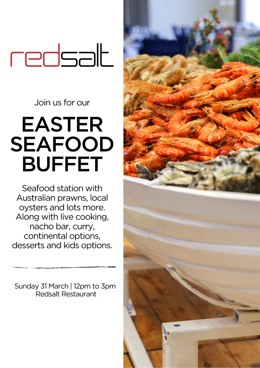 2024 Easter Sunday Seafood Buffet Lunch Rydges Resort Hunter Valley