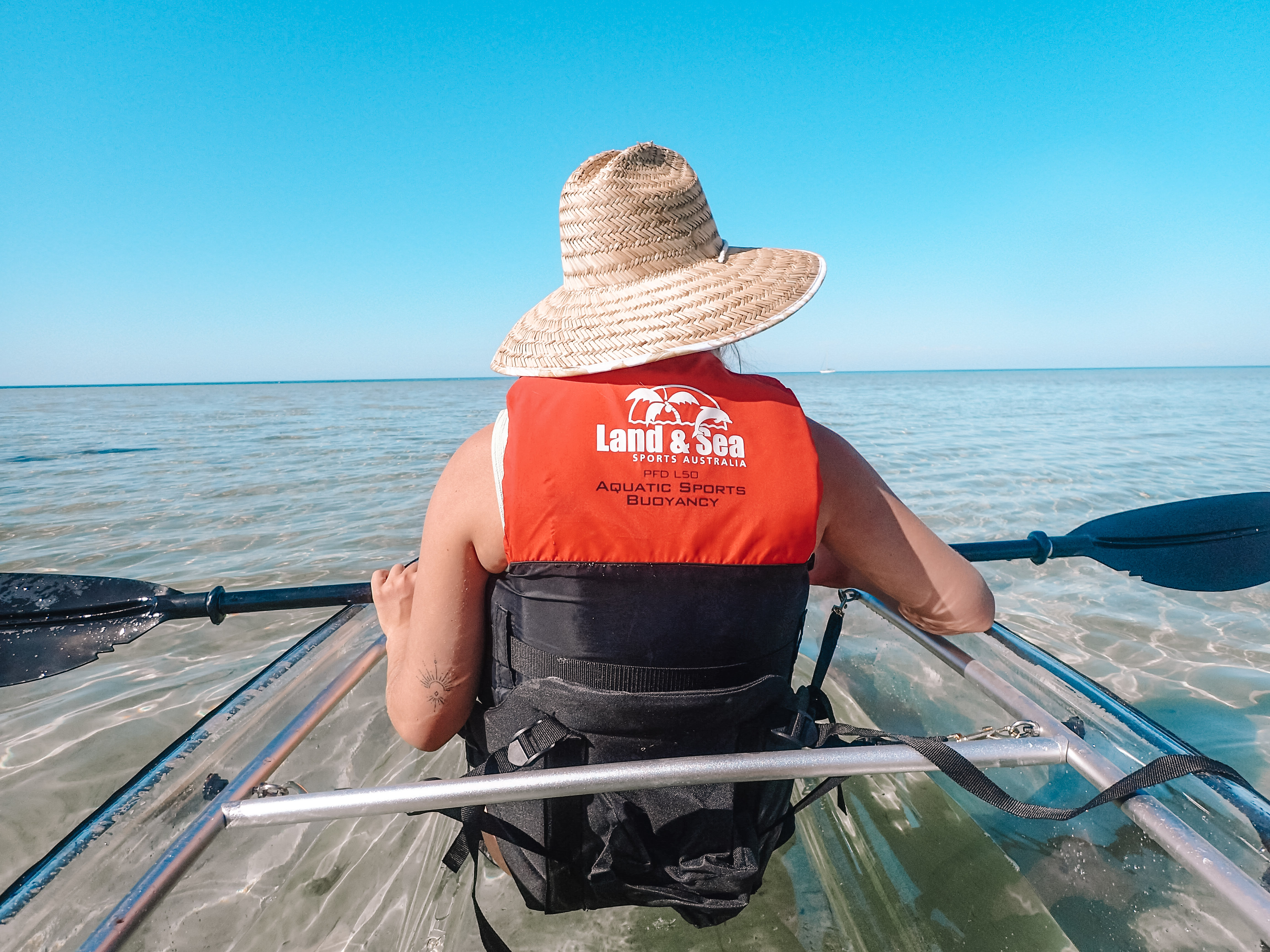 Glass Bottom Kayak Hire (Half Day)