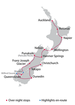 Guided 16 Day North & South Island 