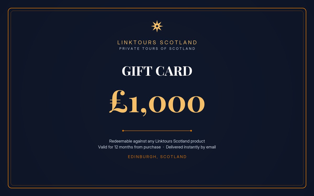 Linktours Scotland Gift Card 1000