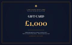 Linktours Scotland Gift Card 1000