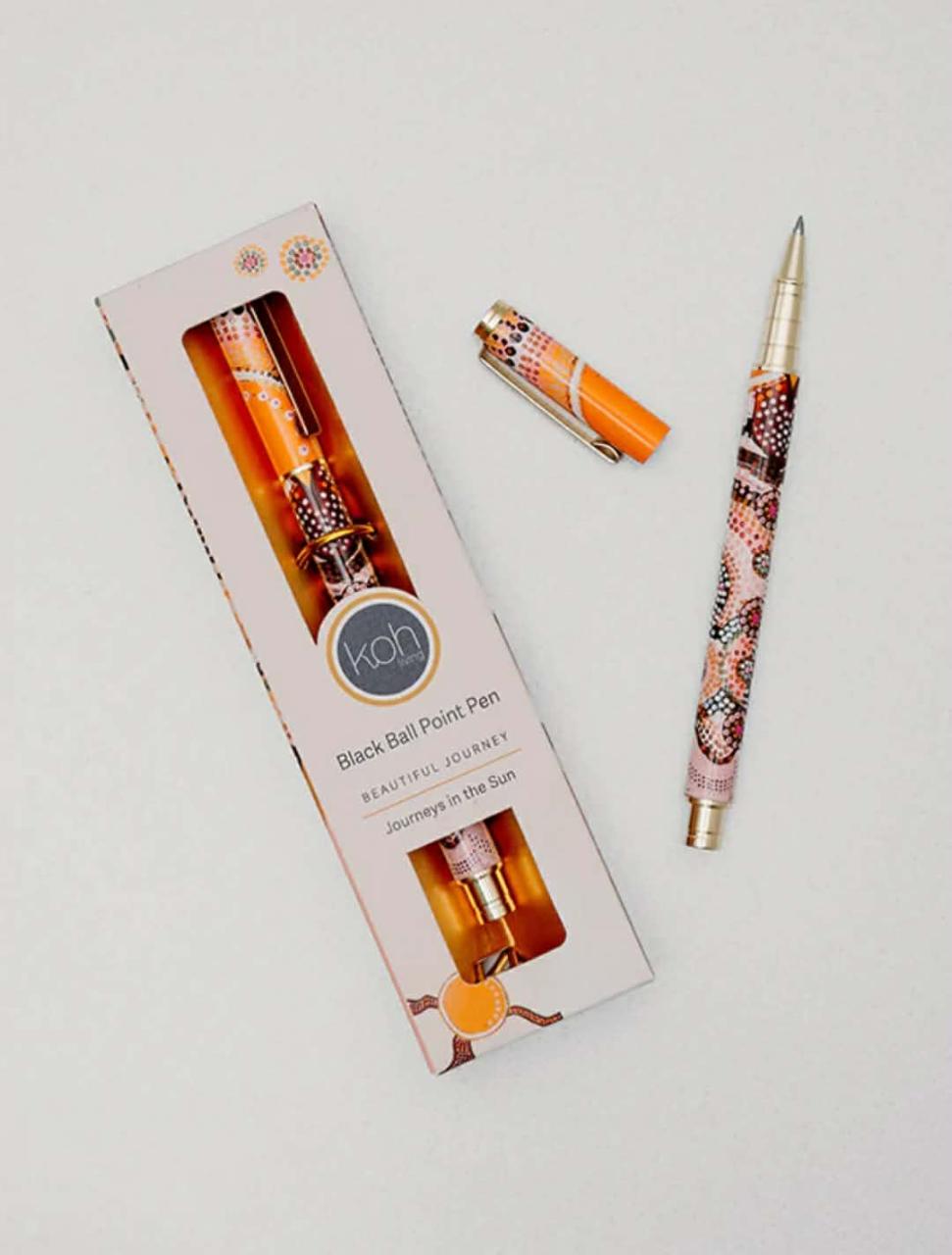 Corporate Gift Ideas - Aboriginal Journeys In The Sun Pen by Jacinta Rai