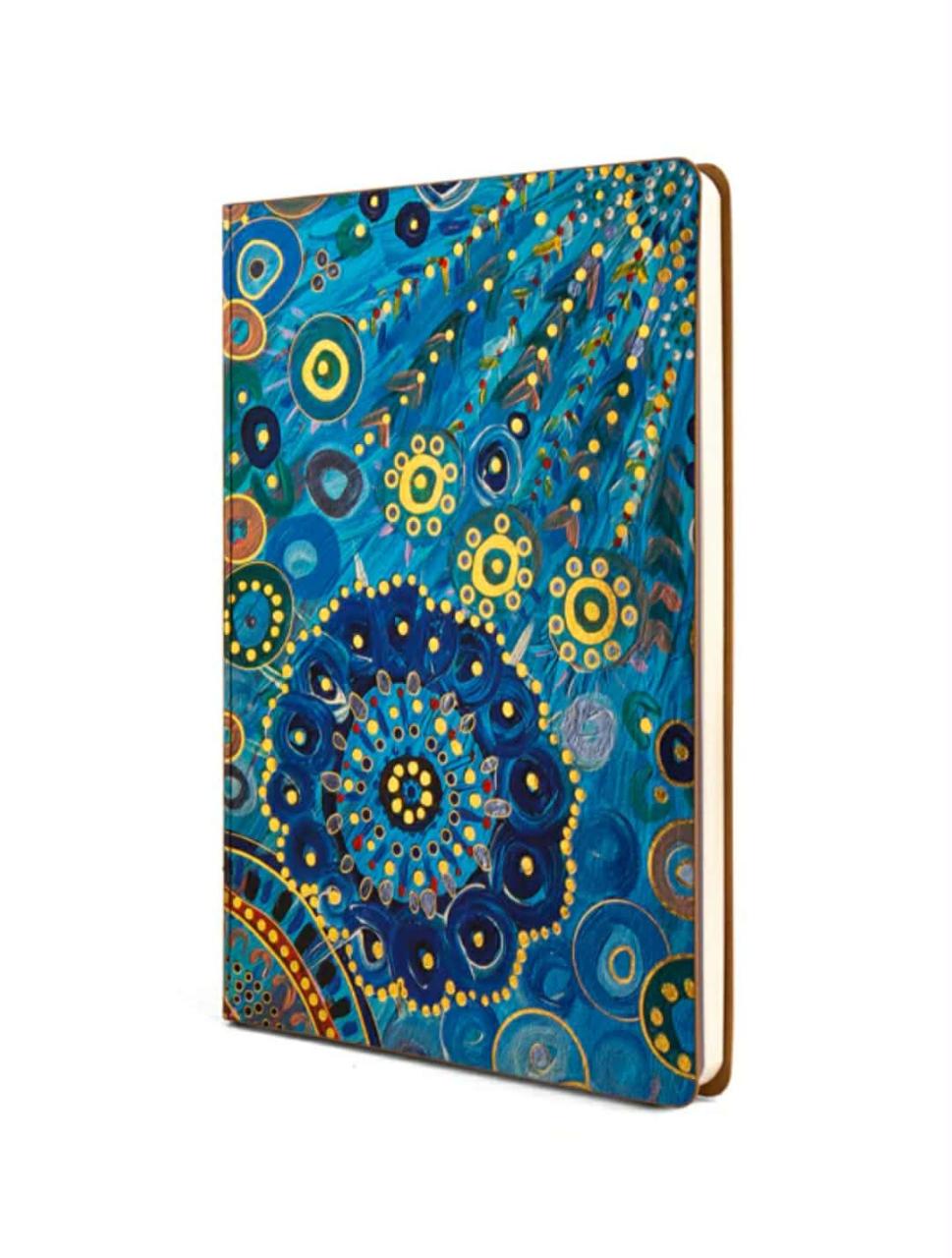 Corporate Gift Ideas - Aboriginal Girambit Soft Cover Journal by Jacinta-Rai