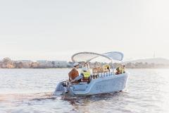 GoBoat Canberra - 1 Hour Electric Picnic Boat Hire (up to 8 people)