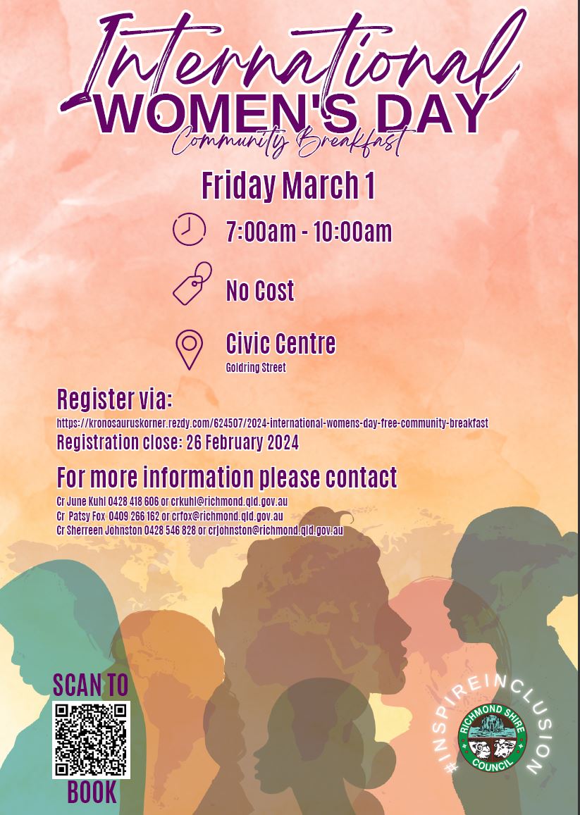 2024 International Womens Day - Free Community Breakfast 