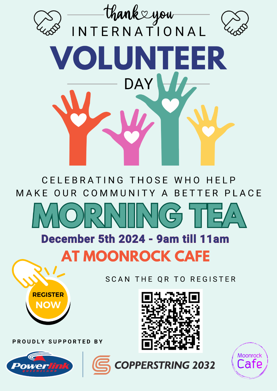 International Volunteer Day (FREE Community Morning Tea)