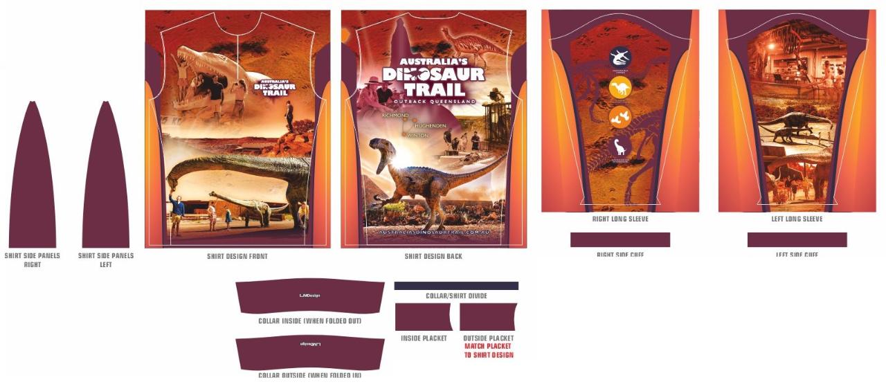 Australia’s Dinosaur Trail - Long Sleeve Shirt (Pre-order) 