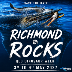 Sponsorship Opportunities - Richmond Rocks – Queensland Dinosaur Week 2027
