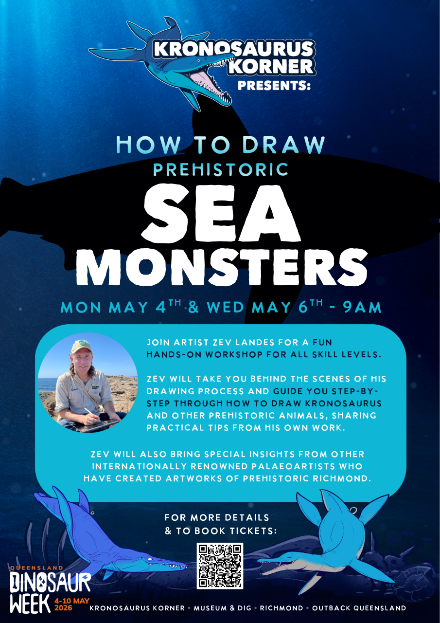 Palaeo Illustration Workshops with Zev Landes