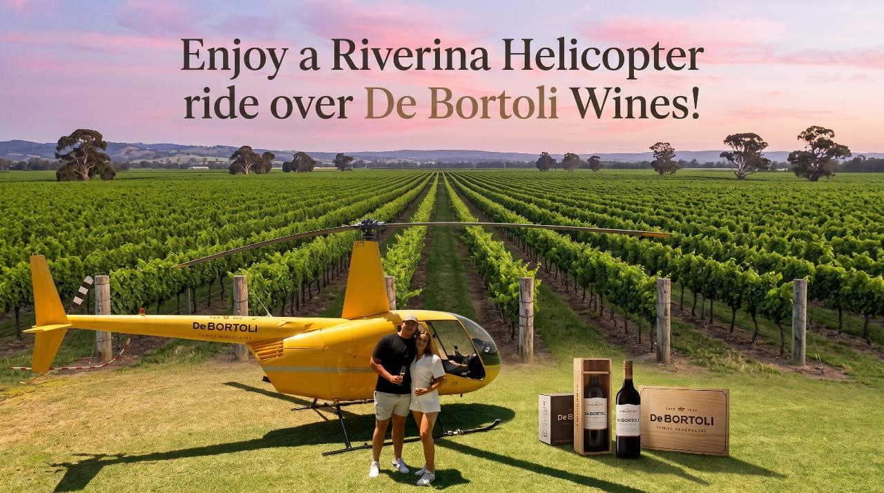  Let's go for a Joy Flight over the vines!