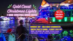 CHRISTMAS LIGHTS & SUNSET DINNER CRUISE - GOLD COAST CANALS