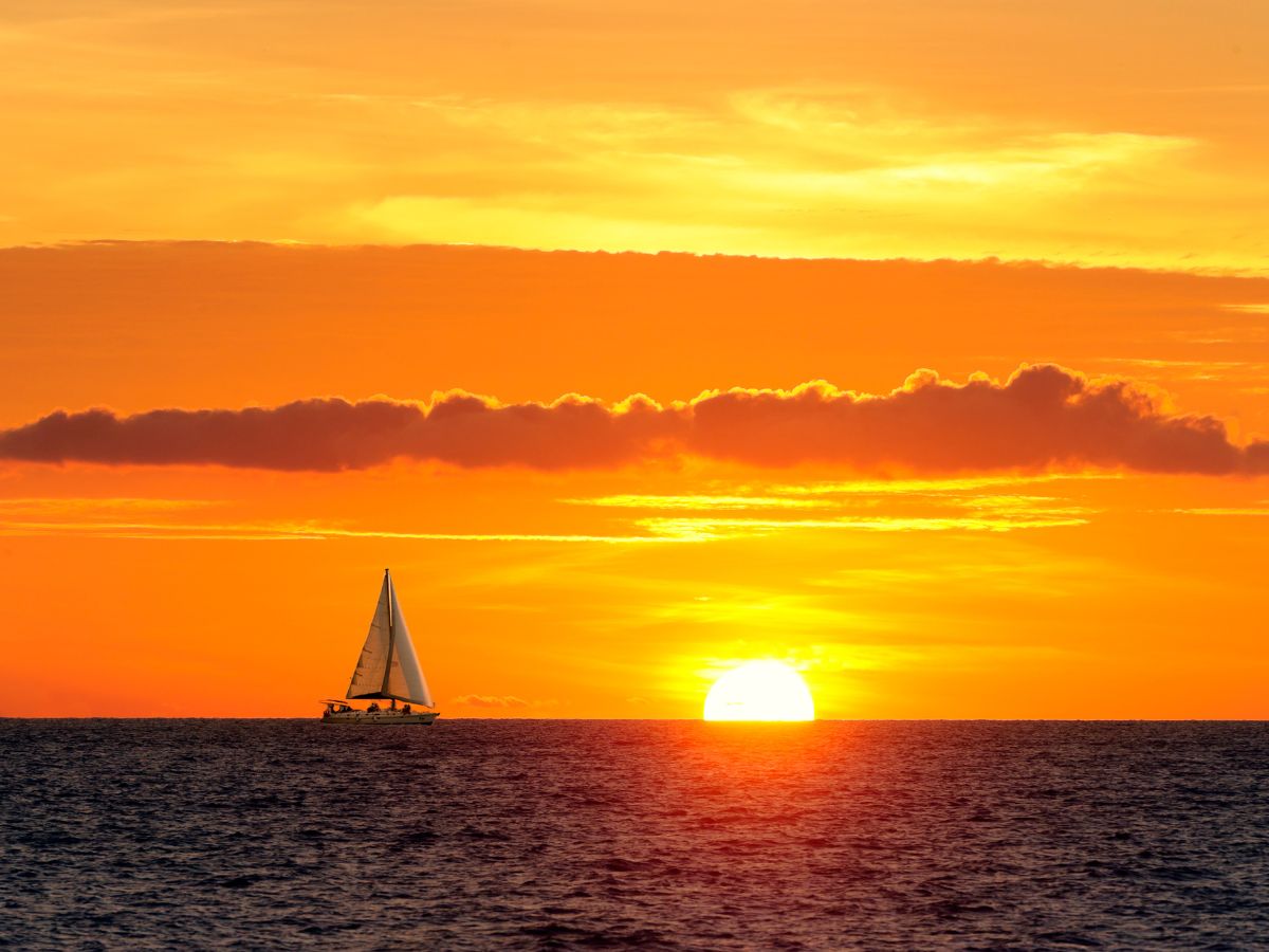 Tramonto in Barca a Vela (a persona)