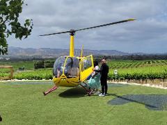  3 hour Wine Tour,  Vineyard Walk, 8 Wine Tastings, Helicopter Ride & Gourmet Pizzas 