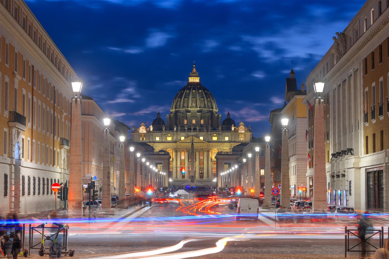 The Vatican Museums in Rome, Italy.