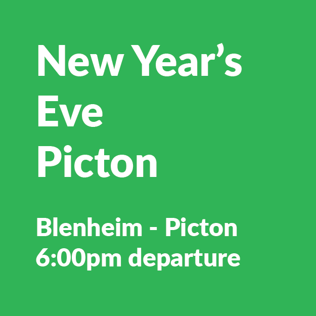 1. New Year's Eve Picton 2023 - Blenheim to Picton @6:00pm