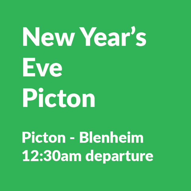 4. New Year's Eve Picton 2023 - Picton to Blenheim @12:30am