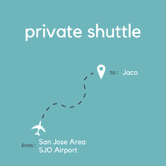 To Jaco From San Jose Area or Juan Santamaría International Airport (SJO) (Private)