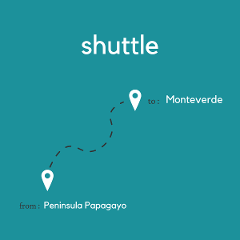 To Monteverde From Peninsula Papagayo