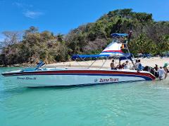 Isla Tortuga Sunset and Bioluminescent Boat Tour from Montezuma (Santa Teresa, Mal Pais, Hermosa, or Tambor)