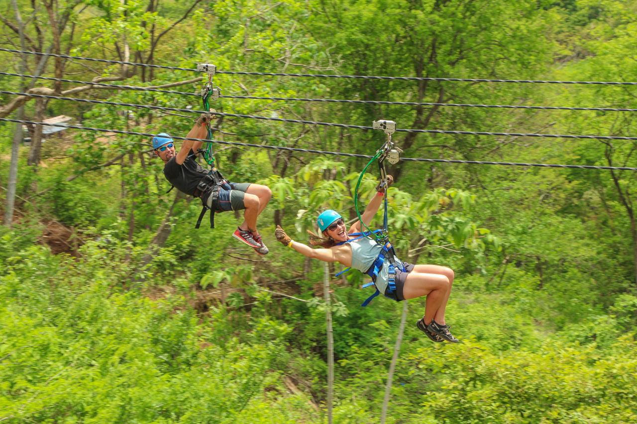 Superman Zipline Adventure near Playa del Coco