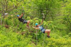 Superman Zipline Adventure near Playa del Coco