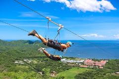 Diamante Adventure Pass (Zipline, Animal Sanctuary, Botanical Garden, Beach Activities, Full Lunch) Near Playa Del Coco