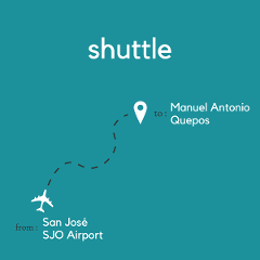 To Manuel Antonio & Quepos From San Jose Area & Juan Santamaria International Airport (SJO)