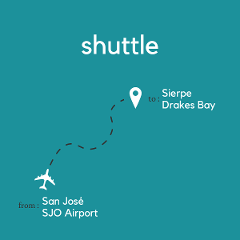 To Sierpe or Drake Bay From San Jose Area & Juan Santamaria International Airport (SJO)