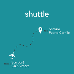 To Samara & Puerto Carrillo From San Jose Area & Juan Santamaria International SJO Airport