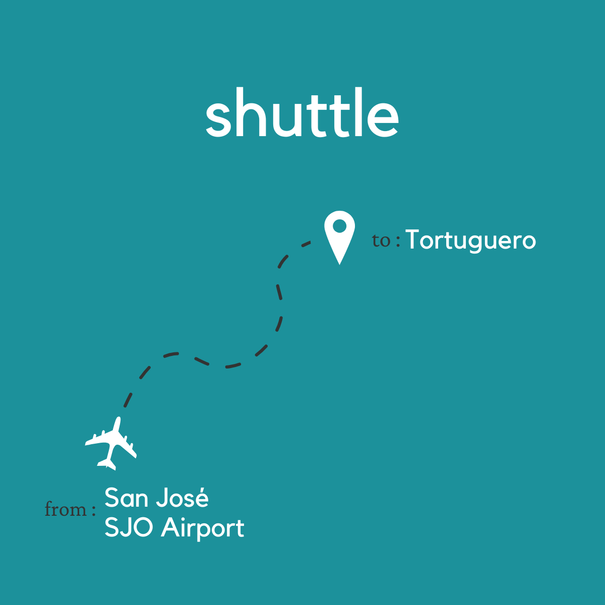 To Tortuguero From From San Jose Area & Juan Santamaria International Airport (SJO) (land & water)